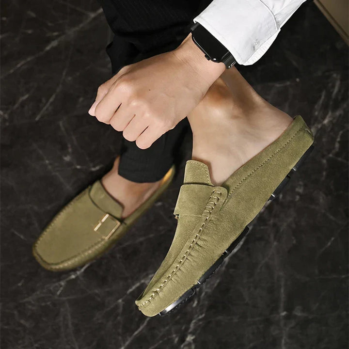 Isabella | Mule Loafers with Buckle