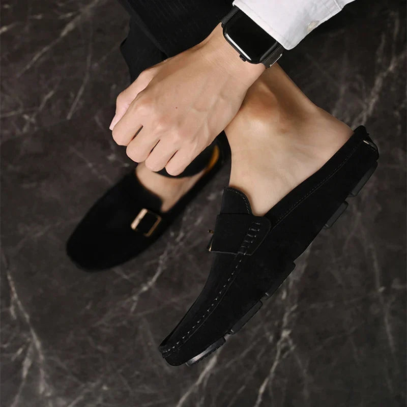 Isabella | Mule Loafers with Buckle