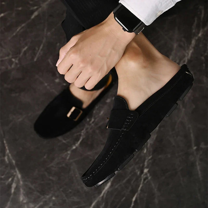 Isabella | Mule Loafers with Buckle