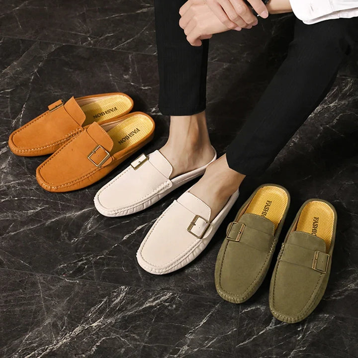 Isabella | Mule Loafers with Buckle