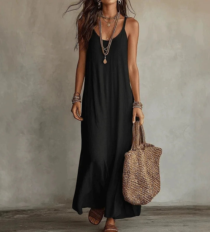 Saskia | Backless Cami Maxi Dress