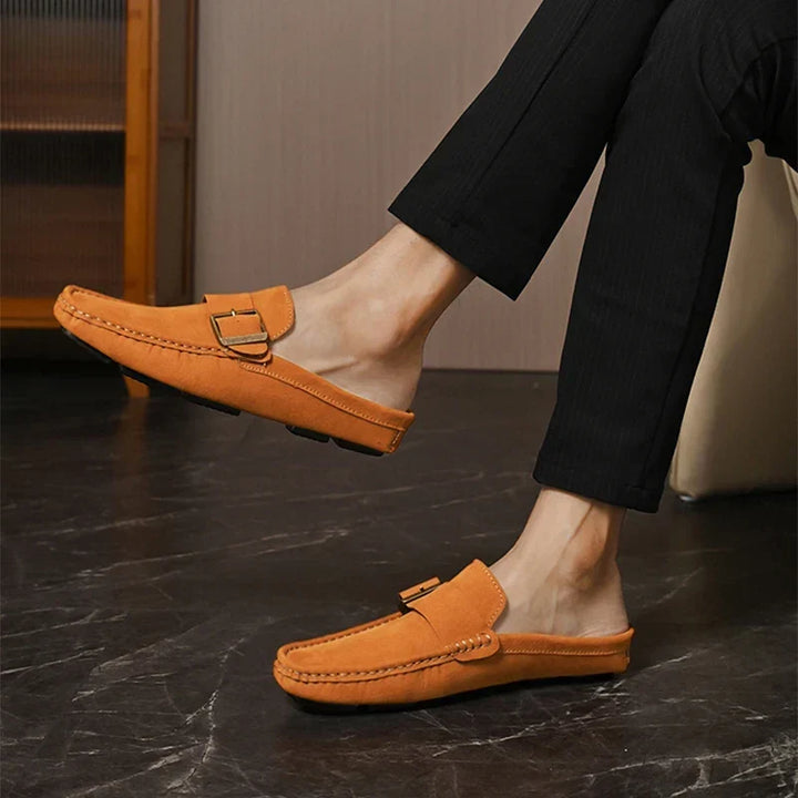 Isabella | Mule Loafers with Buckle