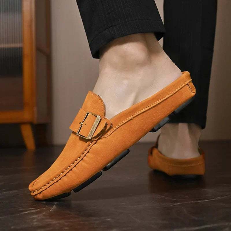 Isabella | Mule Loafers with Buckle