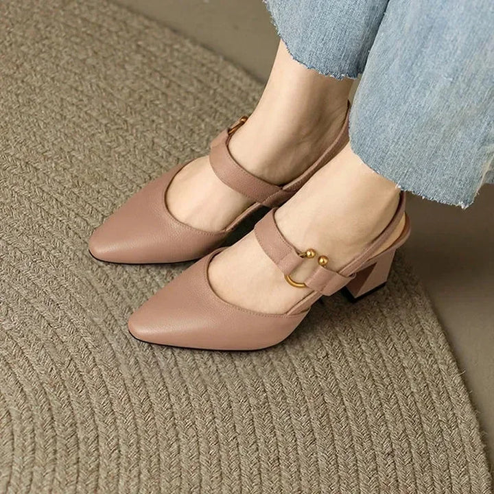 Thea | Mary Jane Block Heel Shoes
