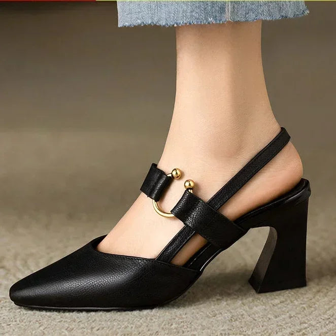 Thea | Mary Jane Block Heel Shoes