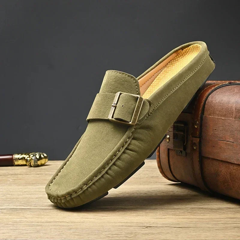 Isabella | Mule Loafers with Buckle