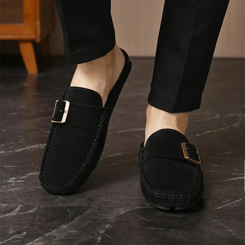 Isabella | Mule Loafers with Buckle