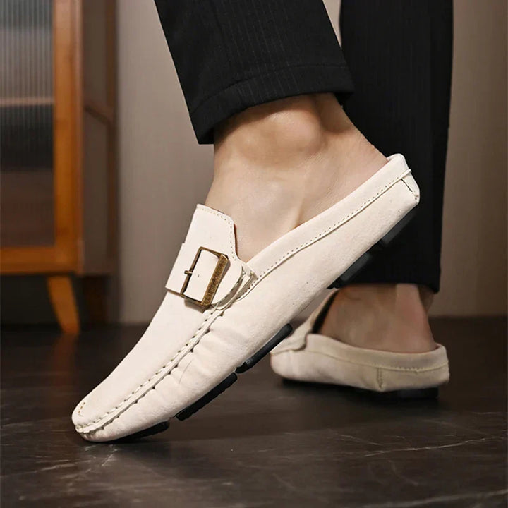 Isabella | Mule Loafers with Buckle