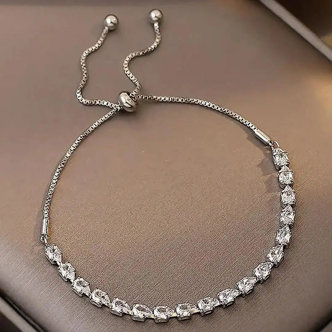 Adjustable Geometric Stones Bracelet