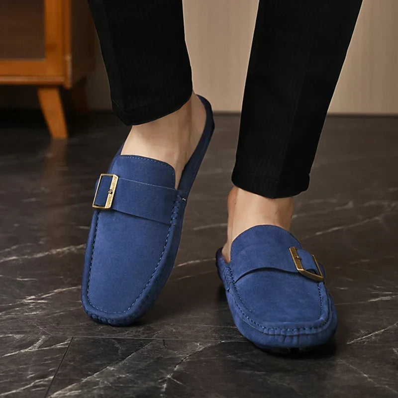 Isabella | Mule Loafers with Buckle