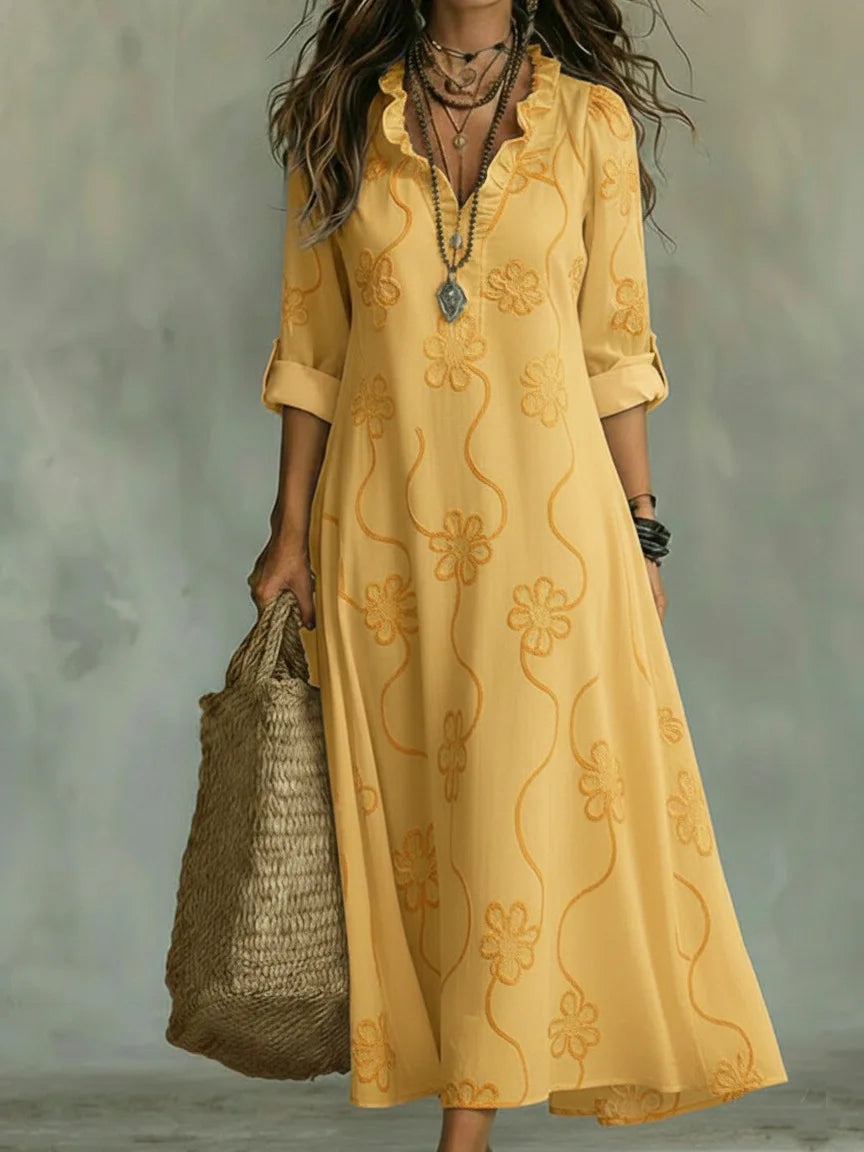 Sienna - Long Floral Dress