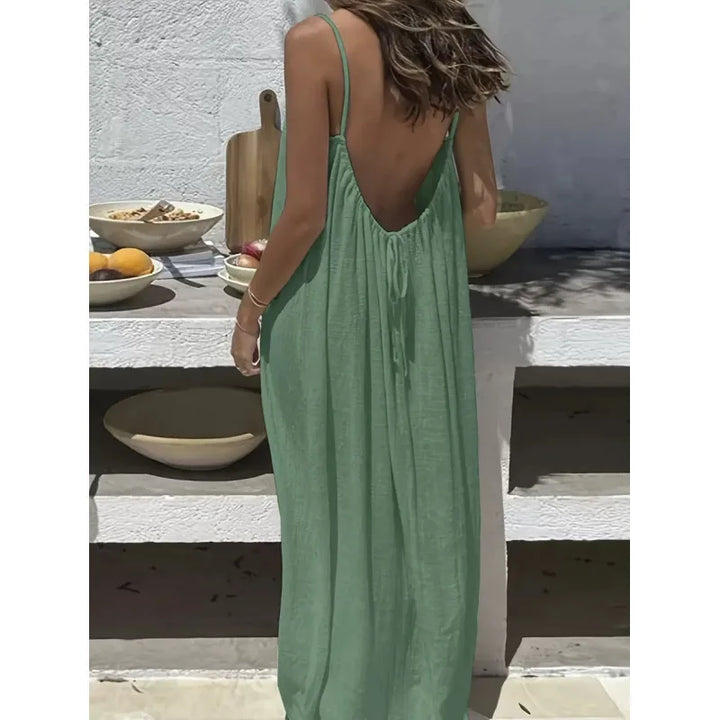 Talia | Backless Maxi Dress