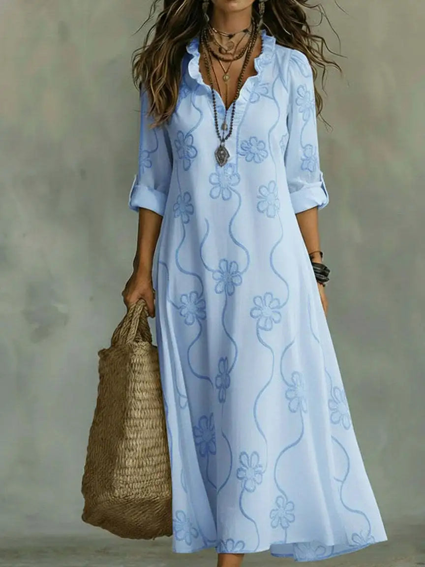 Sienna - Long Floral Dress