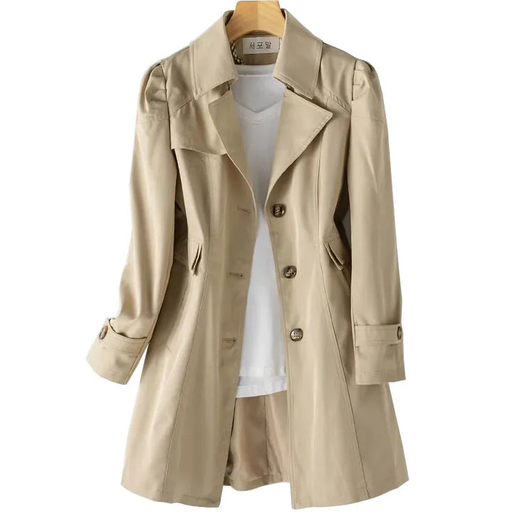 Constance | Lightweight Single-Breasted Trench Coat
