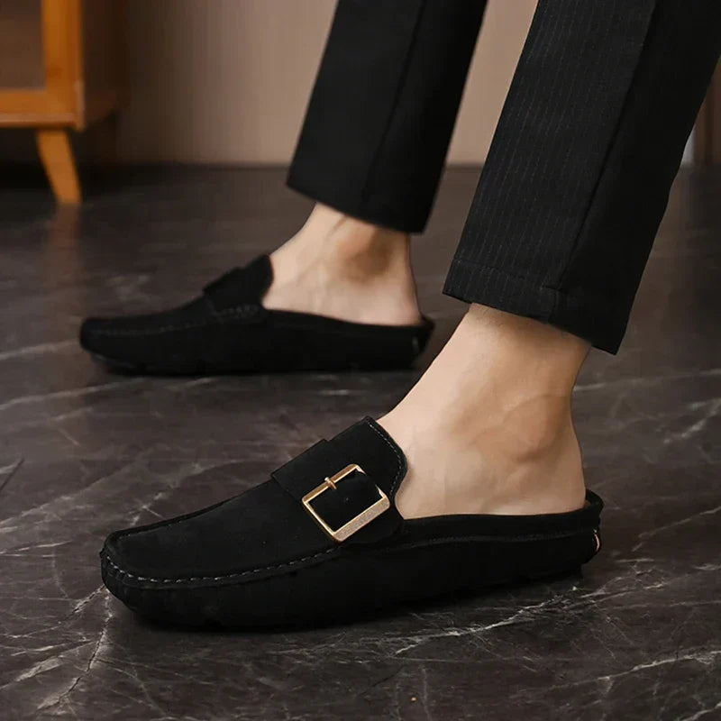 Isabella | Mule Loafers with Buckle