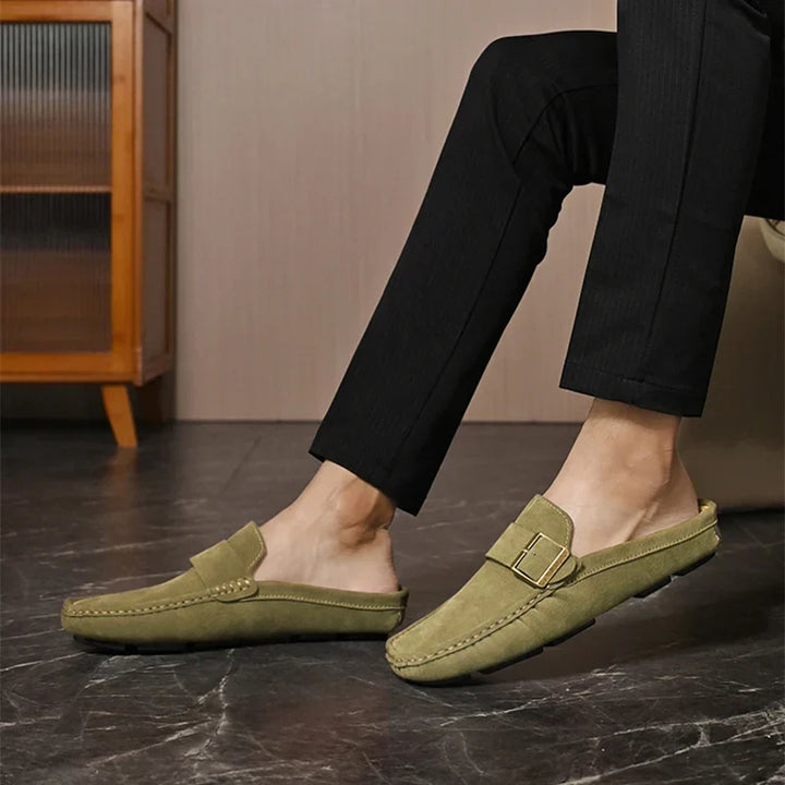 Isabella | Mule Loafers with Buckle