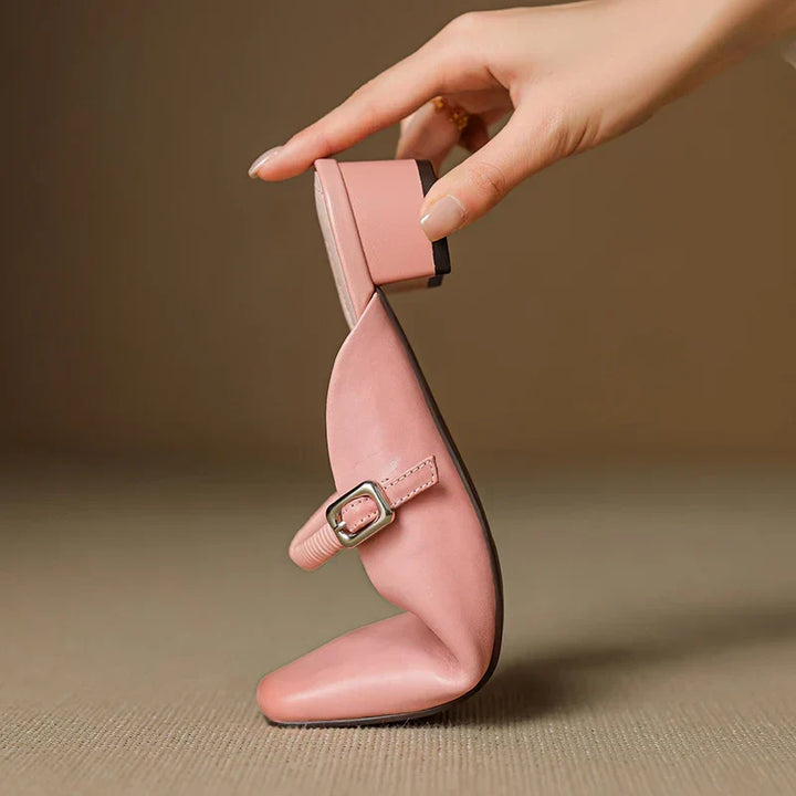 Lisa | Square Toe Mary Jane Mules