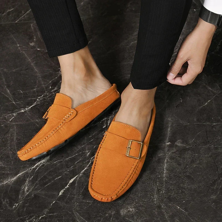 Isabella | Mule Loafers with Buckle