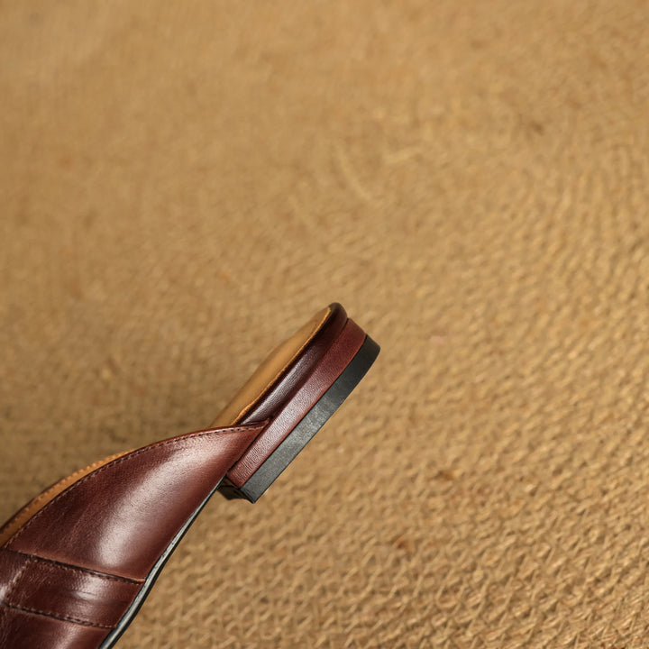Mariagrazia | Mule Loafers with Buckle
