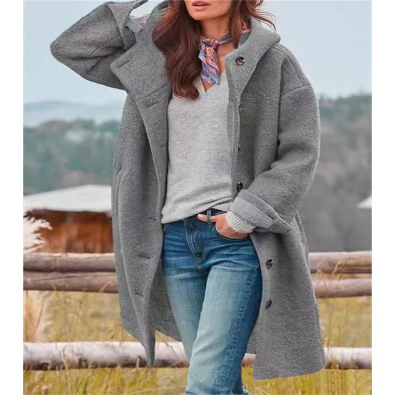 Rosamund | Hooded Longline Coat
