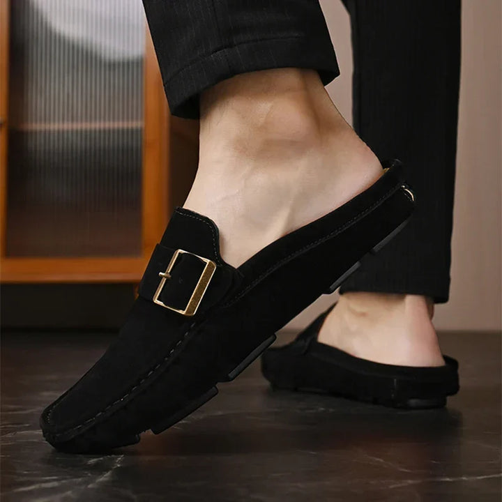 Isabella | Mule Loafers with Buckle
