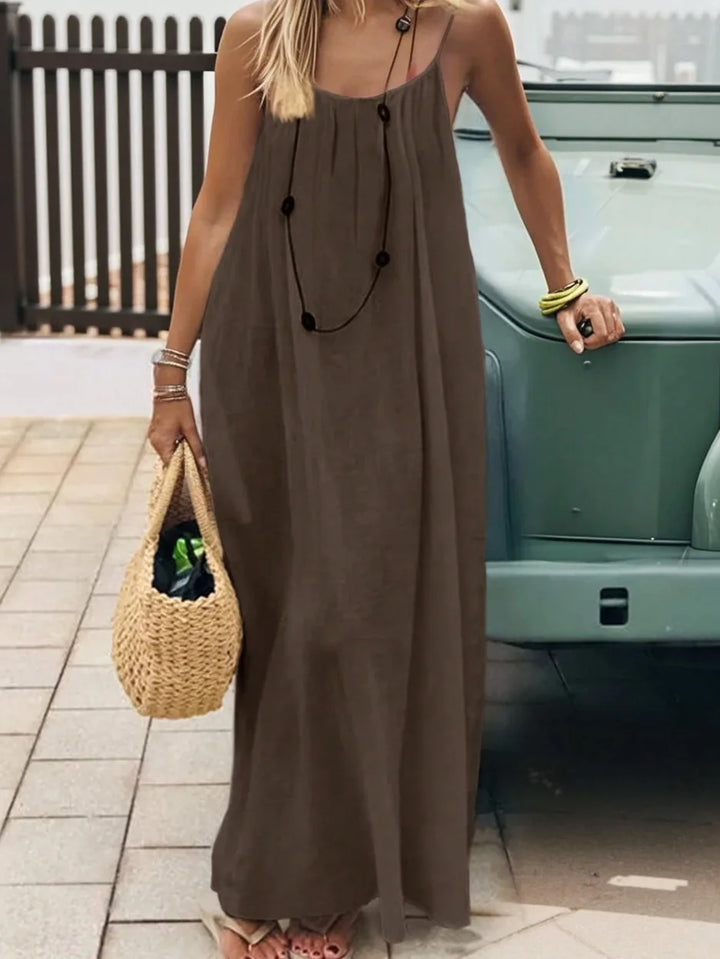 Talia | Backless Maxi Dress