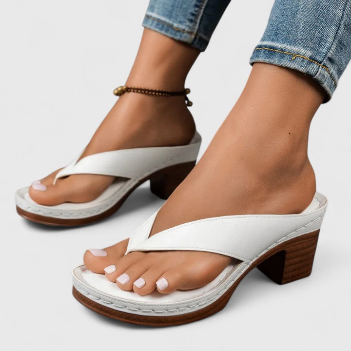 Orthopaedic Occasion Real Leather Heels