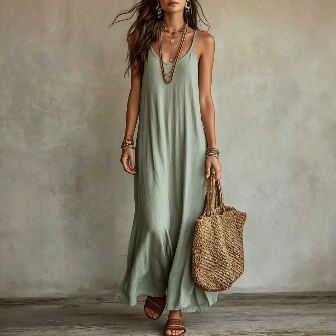Saskia | Backless Cami Maxi Dress
