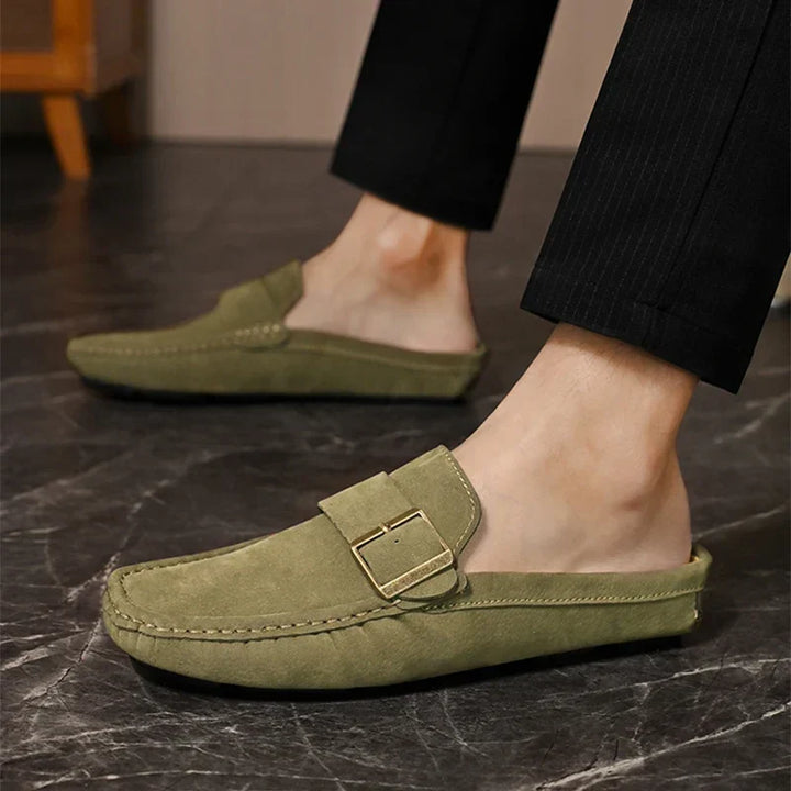 Isabella | Mule Loafers with Buckle