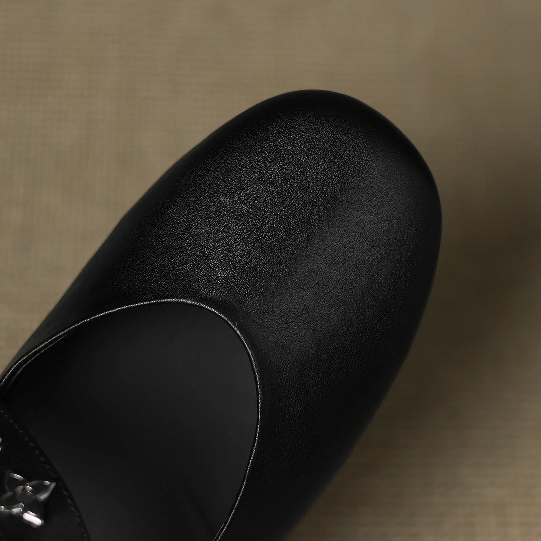 Kylen | Mary Jane Ballerinas with Studs