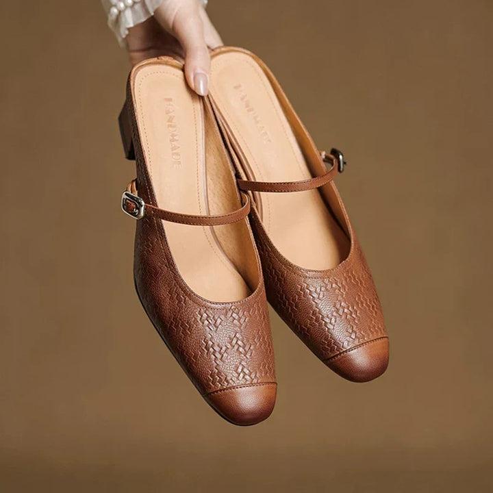 Liana | Mary Jane Mules with Heel