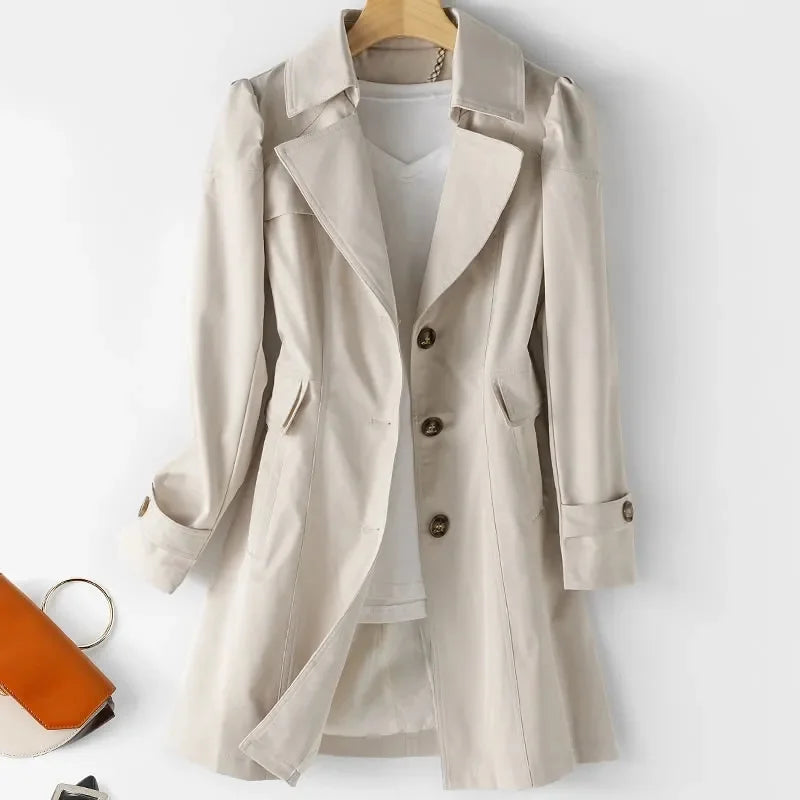 Constance | Lightweight Single-Breasted Trench Coat