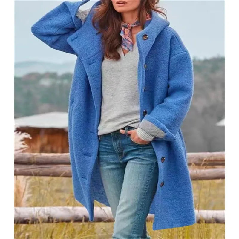Rosamund | Hooded Longline Coat