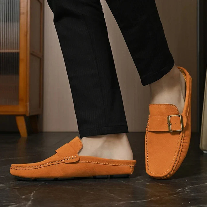 Isabella | Mule Loafers with Buckle