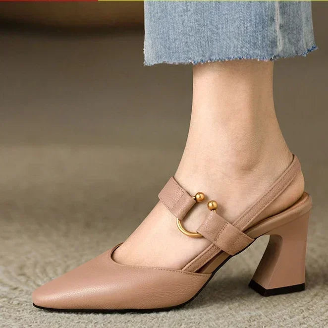 Thea | Mary Jane Block Heel Shoes