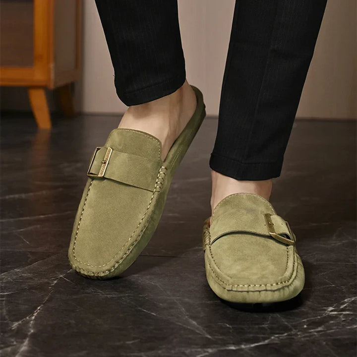 Isabella | Mule Loafers with Buckle