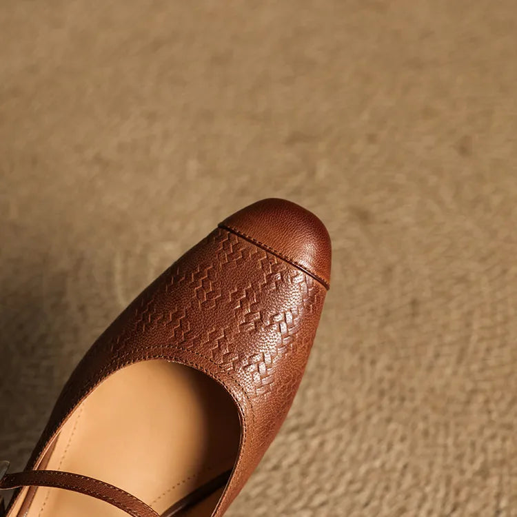 Liana | Mary Jane Mules with Heel