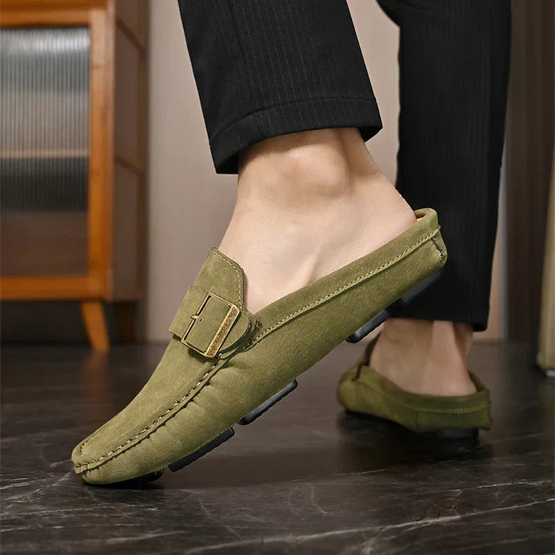 Isabella | Mule Loafers with Buckle