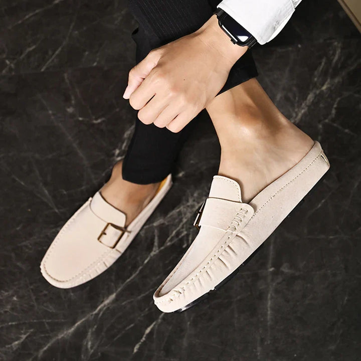 Isabella | Mule Loafers with Buckle