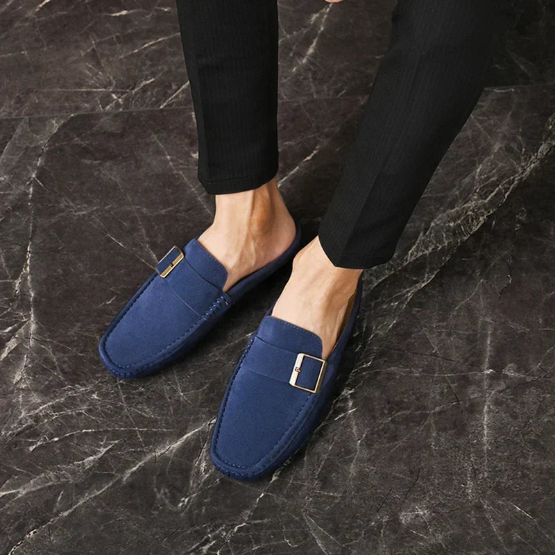 Isabella | Mule Loafers with Buckle