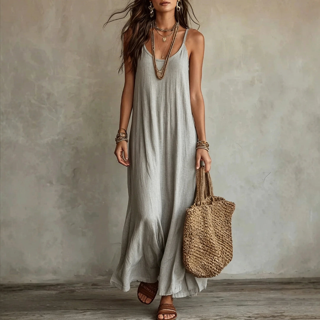 Saskia | Backless Cami Maxi Dress
