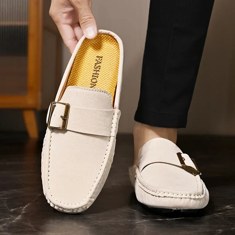 Isabella | Mule Loafers with Buckle