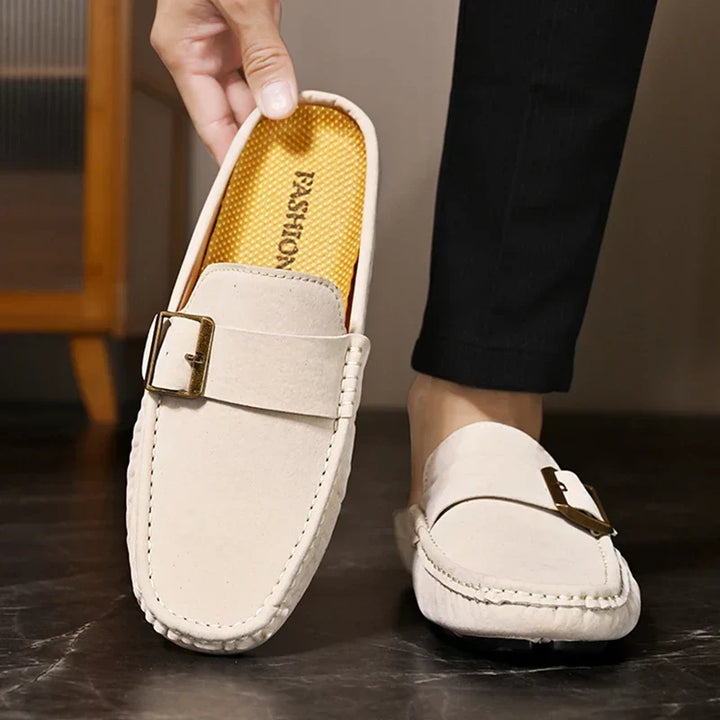 Isabella | Mule Loafers with Buckle
