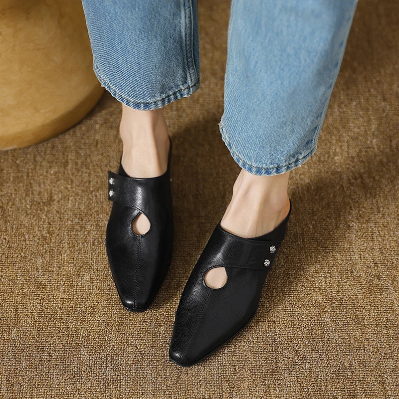Miles | Mules with Cut-Out Details