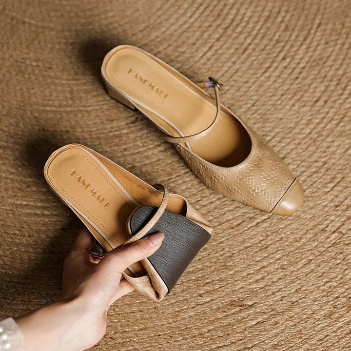 Liana | Mary Jane Mules with Heel
