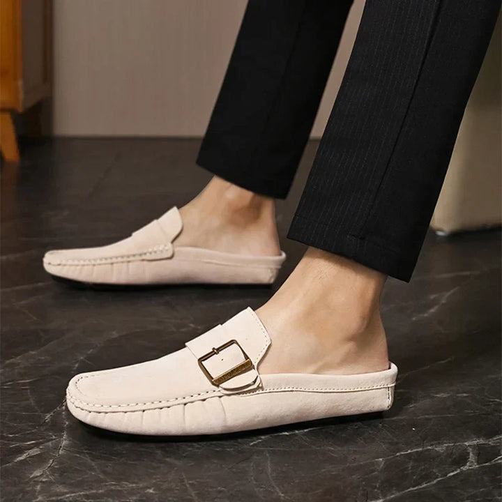 Isabella | Mule Loafers with Buckle