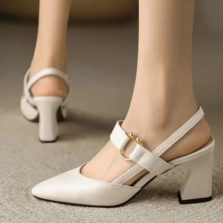 Thea | Mary Jane Block Heel Shoes