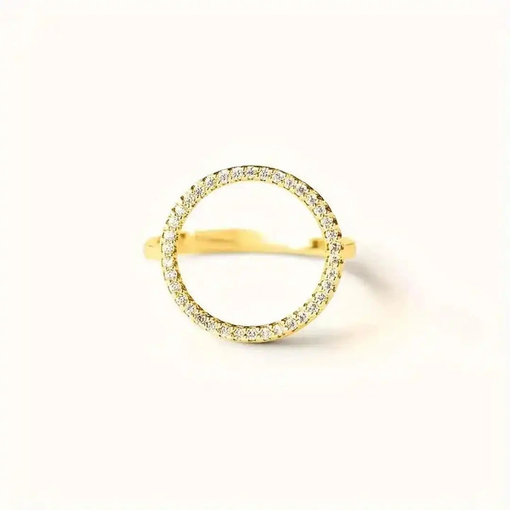 Round Cubic Zirconia Ring
