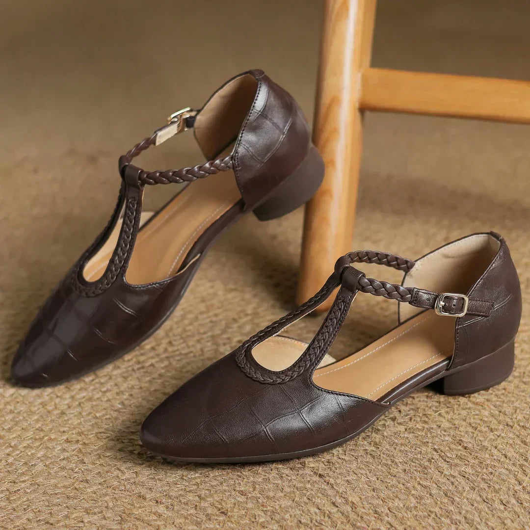 Clara - Orthopaedic Leather Mary Jane Shoes