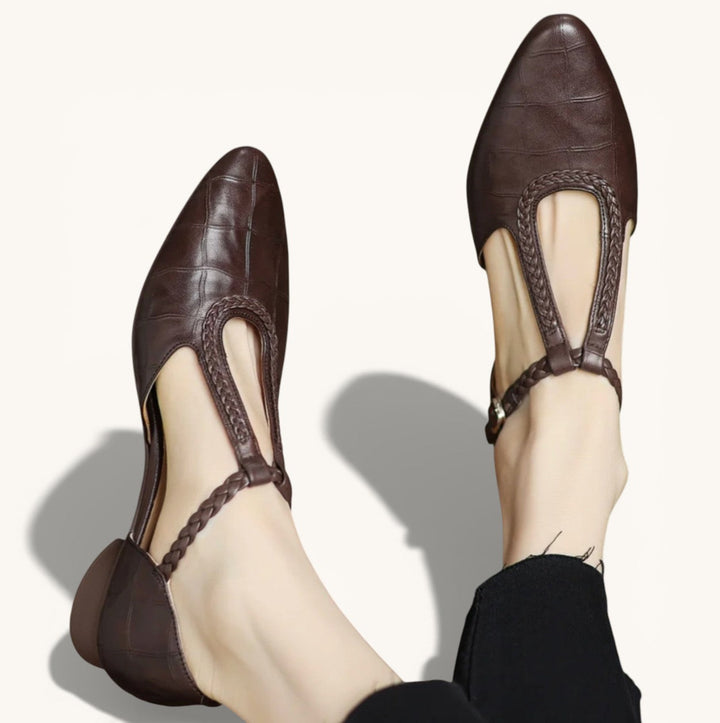 Clara - Orthopaedic Leather Mary Jane Shoes